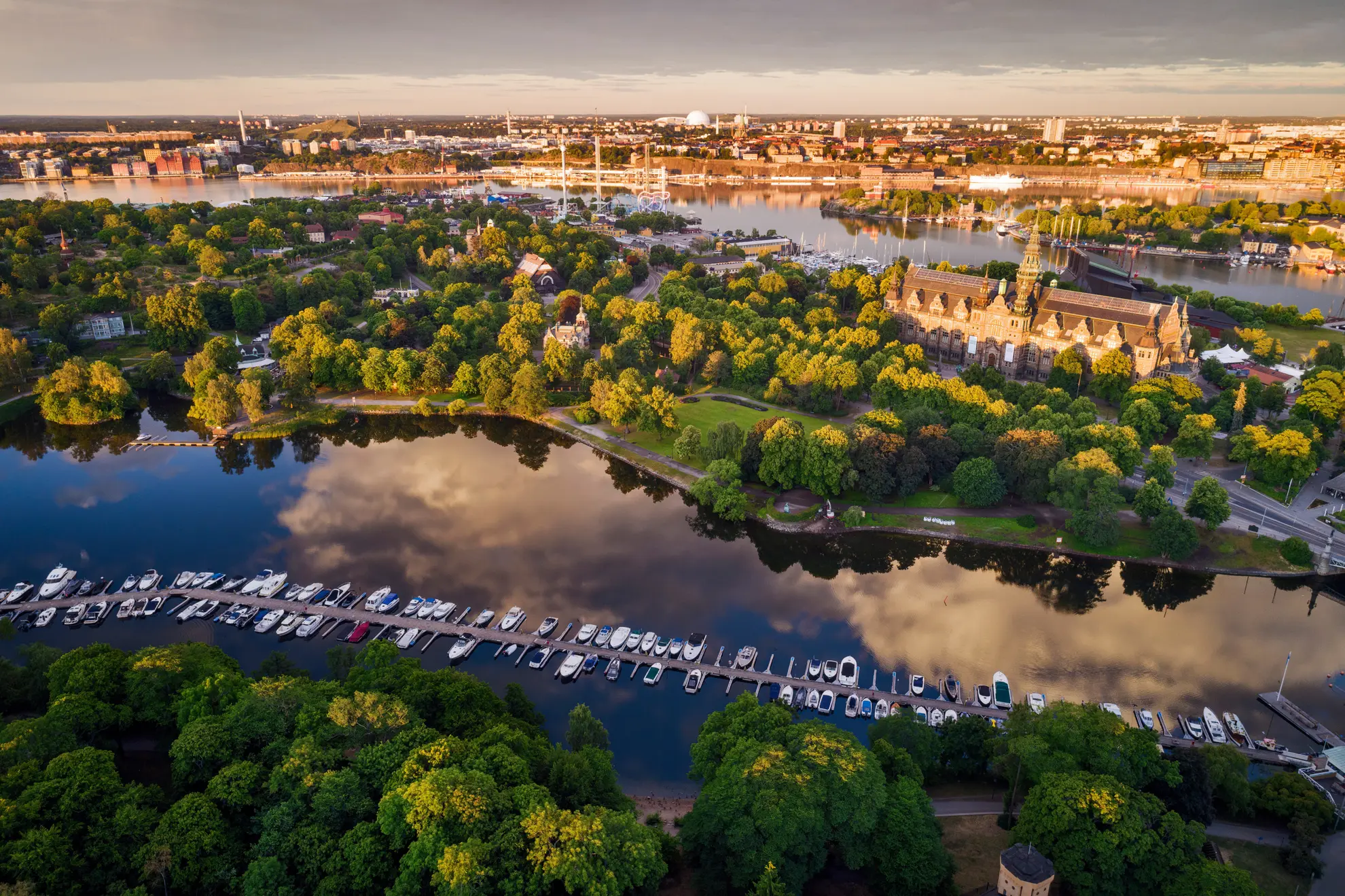 Kartöversikt över Stockholm, Östermalm